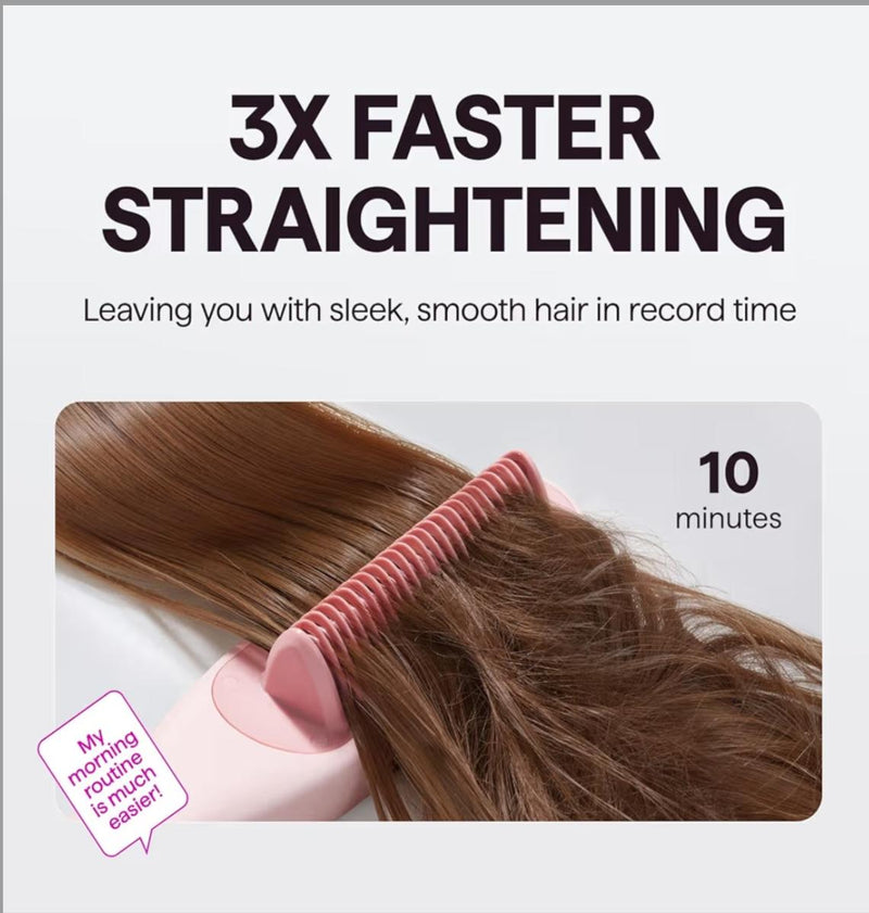 Wavytalk Pro Steam Hair Straightener Brush detail