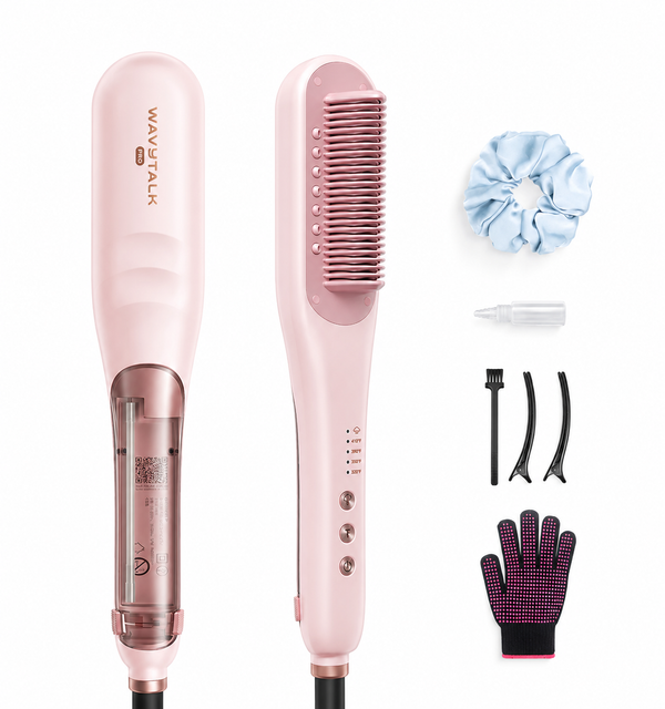 Wavytalk Pro Steam Hair Straightener Brush